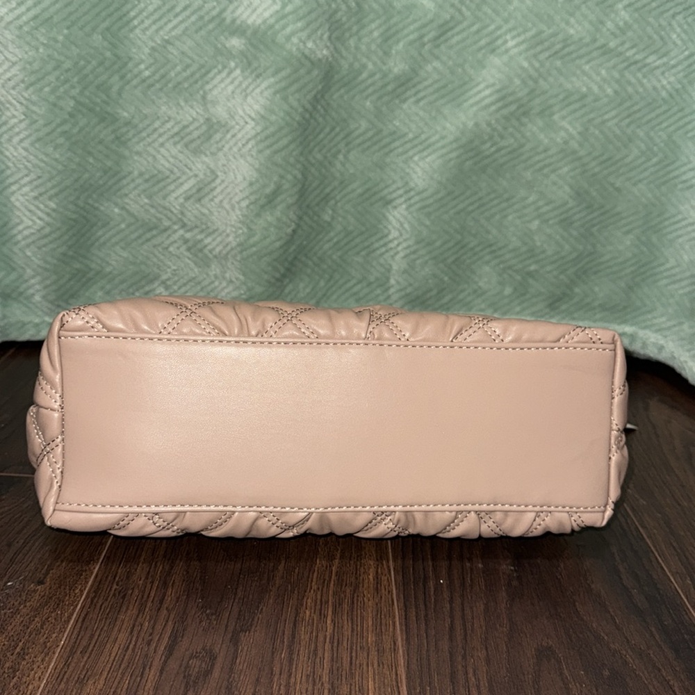 Gilda Paris Studded, Waffle Quilted Taupe Handbag/Crossbody - Picture 12 of 13